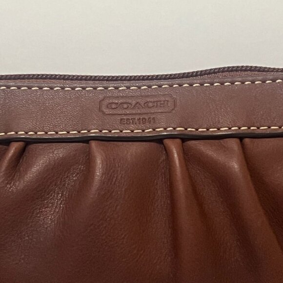 Coach Vintage Wristlet Wallet Clutch Brown - Picture 6 of 6